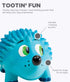 Outward Hound Tootiez Hedgehog Grunting Latex Rubber Dog Toy, Large...