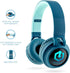 PowerLocus Bluetooth Headphones for Kids, Wireless Bluetooth Headphones, Kid Headphones Over Ear with LED, Foldable Headset with Mic,Volume Limite...