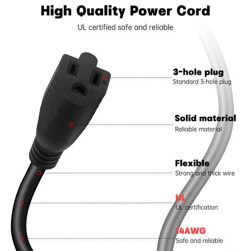 HVAC Adaptor Cord - 2PC HVAC Tools for Yellow Jacket 69522 - Compatible with Circuit Breaker Finder Kit Accessory RT250, ET300 ET310...