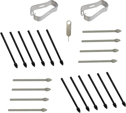 (20pcs Pack) Tab s7 s Pen Nibs Replacement Stylus Tips for Samsung Galaxy tab s7,s7 Plus (Black/Gray)...