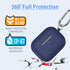 AirPods Pro Case Cover, Military Grade Anti-Fall Soft Silicone Shock-Absorbing Protective AirPods Pro 2nd/1st Generation Case with Keychain and Cl...