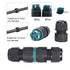 COMOPEZ Waterproof Electrical Boxes, IP68 Underground Cable Connector Outdoor Quick Installation Junction Boxes for Billboards Tunnel Lights Road ...