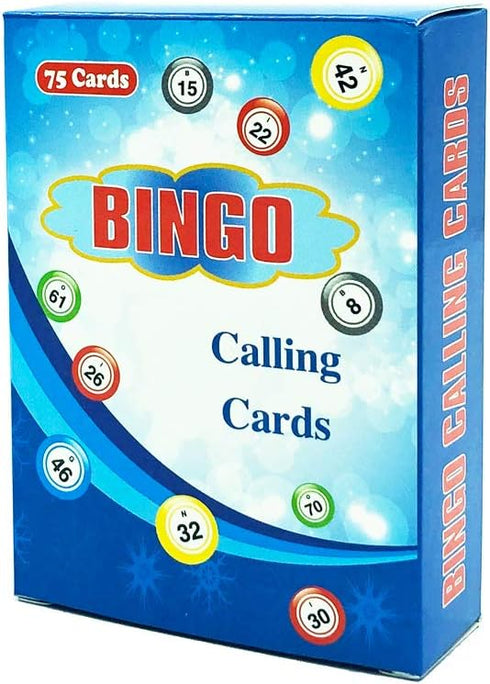 Yuanhe 2.5"X3.5" Bingo Calling Cards - Colorful and Durable Bingo Cards for Bingo Games, Complete Deck of 75 Numbers(B1-O75)...