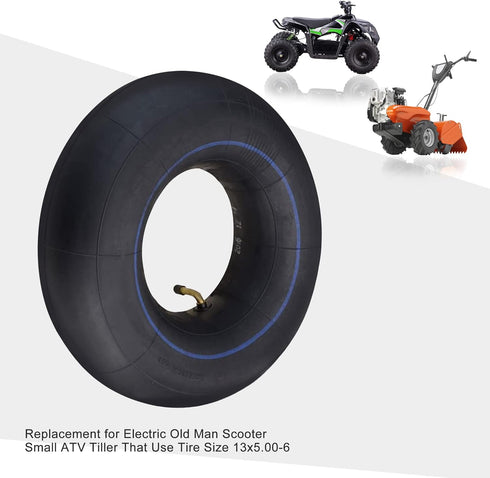 GOOFIT 13 X 5.00-6 Curved Bent Stem Inner Tube Tire for Mini Electric Old Man Scooter (1 pcs)...