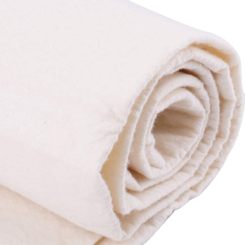 Tosnail Pack of 2 Sheets 45-Inch x 60-Inch Soft Natural Cotton Batting for Quilts, Craft and Wearable Arts...