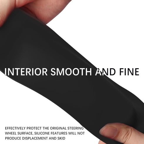Car Steering Wheel Cover,Anti-Slip Silicone Automotive Steering Wheel Covers with Soft Elasticity,13-15 Inch Universal Steering Wheel Protector Ca...