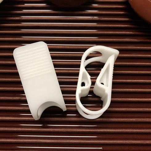 10Pcs White Plastic Tubing Clamps 1/4" - 1/2" Adjustable Tube Clamp Laboratory Pinch Valve Flow Control Hose Clamp for Beer Bottle and Infusion Bo...