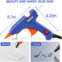Mini Hot Glue Gun 10pcs Glue Stick Hot Glue Gun Set For Quick Repair Artist DIY Art Home 20w Blue...