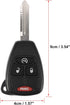 X AUTOHAUX Keyless Entry Remote Car Key Fob 315Mhz for Jeep Wrangler 2009-2018 OHT692713AA OHT692427AA...