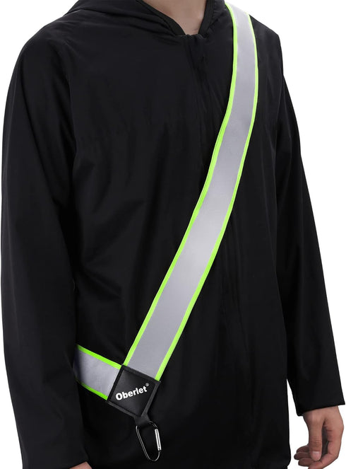 Reflective Running Gear | Reflective Sash for Walking at Night | High Visibility Reflective Sash | Reflective Belt for Walking in The Dark | A...