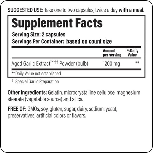 Kyolic Aged Garlic Extract Formula 200, Cardiovascular & Immune, Reserve 120 Capsules (Packaging May Vary)...