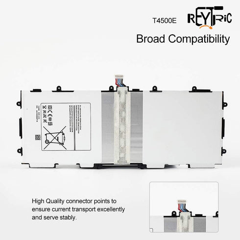 REYTRIC T4500E Battery Compatible with Galaxy Tab 3 10.1 GT-P5210 P5200 P5220 P5213 Series Tablet T4500C T4500U with Tools 3.8V 6800mAh...