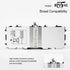 REYTRIC T4500E Battery Compatible with Galaxy Tab 3 10.1 GT-P5210 P5200 P5220 P5213 Series Tablet T4500C T4500U with Tools 3.8V 6800mAh...