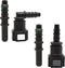 HiSport Straight & Degree Fuel Line Hose Quick Release Connect - 7.89mm 5/16 T8 in Male&Female Nylon Push-On Connector...