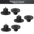 Fielect 6Pcs SpeakOn Panel Mount Socket Round, 4 Pole Audio Speaker Twist Lock Female Speakon LY-KNT041...