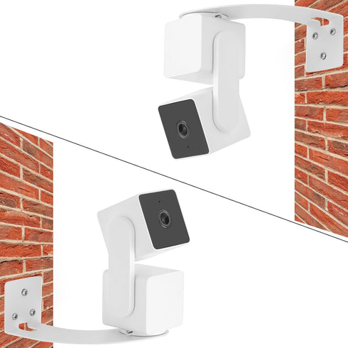 2Pack Outside Corner Wall Mount Bracket for Wyze Cam Pan V3,Wyze Cam V4,Maximum Coverage of 270° on Both Sides of The House,Reducing Blind Spots,E...