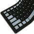 Silicone Keyboard, Foldable Silicone Keyboard Soft Waterproof Rollup Keyboard for PC Laptop Notebook, 103 Keys, Mute Typing, Lightweight (Black)...