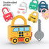 Baby Montessori Learning Educational stem Preschool Fine Motor Skills Activities Toys Busy Board 12 18 24 Months,Toddlers Sensory Birthday Easter ...