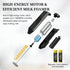 Electric Milk Frother Handheld Battery Operated Foam Maker Mini Whisk Drink Mixer for Coffee Frappe Cappuccino Latte Matcha Hot Chocolate Black...