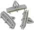 Rexka 20pcs Fender Wheel Flare Moulding Clip for Jeep Liberty KK KJ 2002-2012 Jeep Grand Cherokee Dodge Ram 1500 Nitro Durango Avenger Sebring Chr...