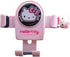 Kawaii Kitty Pink Air Vent Car Mount, Hands Free Cell Phone Holder for Car, Cute Kitty car Accessories, Clamp Cradle, Compatible with All iPhone A...