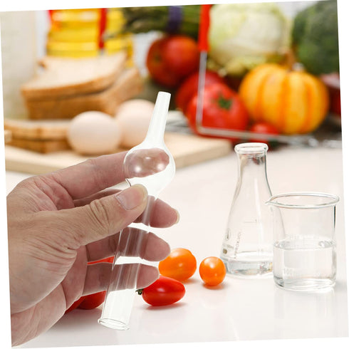 Hemoton 5pcs Chemical Experiment Equipment Candy Tubes Containers Chemistry Drying Tube Glass Laboratory Drying Tube Single Ball Drying Tubes Glas...