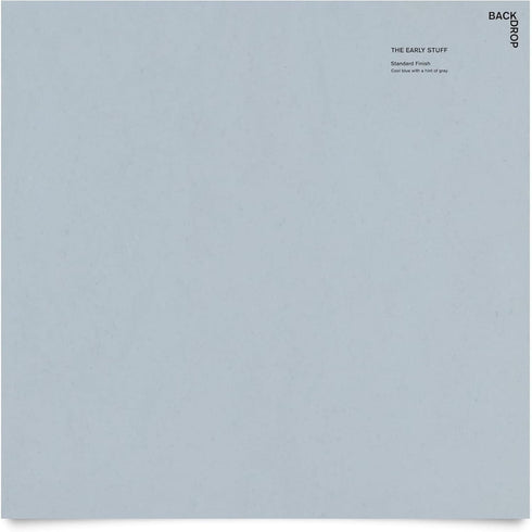 BACKDROP | Premium Interior Paint | Large Adhesive Paint Swatch | THE EARLY STUFF - Cool Blue With A Hint Of Gray | 12" x 12" Color Sample...