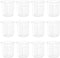 12 Pcs 3.4 Oz Transparent Lab Measuring Cup, 100ml Plastic Beaker Cups, for Science Experiment, Liquid Measuring...