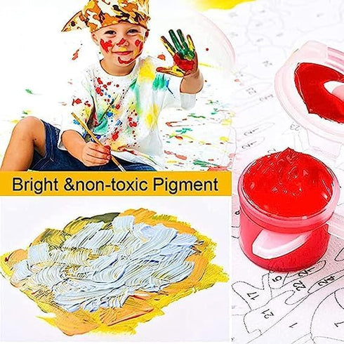 Tucocoo Eagle Bird Paint by Numbers Patriotic 4th of July DIY Oil Painting Kit Canvas Pictures Drawing Paintwork Paintbrushes Acrylic Pigment Begi...