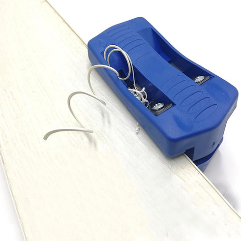 Edge Banding Trimmer, Mini Plastic PVC Plywood Melamine Wood Edge Band Cutter Manual Trimming Woodworking Tool for Plywood Melamine Wood Double Ve...