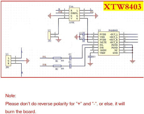 HiLetgo Mini 3W+3W DC 5V Audio Amplifier Handy Digital Power Amp Module Board Dual-Channel PAM8403 Stereo Amplifiers with Potentiometer for DIY Po...