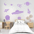 TECKWRAP Permanent Adhesive Vinyl 12" x 10ft, Matte Lavender Purple...