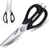 Kitchen Scissors All Purpose for Food, Kitchen Shears Come Apart Dishwasher Safe with Comfort Grip, Ultra Sharp Food Cooking Scissors for Chicken,...
