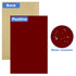 Thyores 15PCS Red Velvet Fabric Sticky Back Adhesive Back Sheets, Self-Adhesive Velvet Fabric for Jewelry Drawer Craft and Craft Making (8.3" x 11...