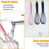 NCAM 5 Pcs Silicone Whisk for Cooking - Mini Whisk Stainless Steel Dough Whisk, Non Stick Hand Tiny Balloon Wire Whisk, Milk egg Frother for Blend...