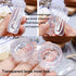 CARUNCOO Wood Grain Contact Lens Case Compact Eye Contact Case for Travelling Portable Contact Box with Mirror Rectangle?Cute Colorful Especially ...