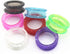 7x Barber Hair Shears Scissors Finger Rings Grips Inserts - Dog Grooming Finger Thumb Soft Silica Rubber Insert for Pet Shears - Candy Colors...