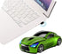 Cool Sport Car Shape 2.4GHz Wireless Mouse Optical Cordless Mice with USB Receiver for PC Laptop Computer 1600DPI 3 Buttons Green...