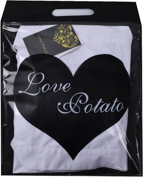 Love Potato Cute White Retro Kitchen Restaurant Women Aprons for Women Girls Waitress Apron for Gift...