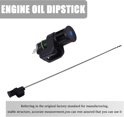 1 PC Car Transmission Oil Dipstick, 23.8-inch Stainless Steel Engine Oil Level Indicator Immersion Gauge, Replaces OEM 31086-JA00A Accessories, Co...