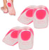 2 Pairs Women Gel Heel Cups, Soft Elastic Massage Heel Cushion Foot Pain Relief for Plantar Fasciitis Bone Spur Achilles Pain, 4.1 x 2.4 x 0.9in...