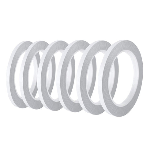 Double-Sided Tape for Arts, Crafts, Photography, Scrapbooking, Tear-by-Hand, Paper Backing (8 Rolls) 6mm Width...