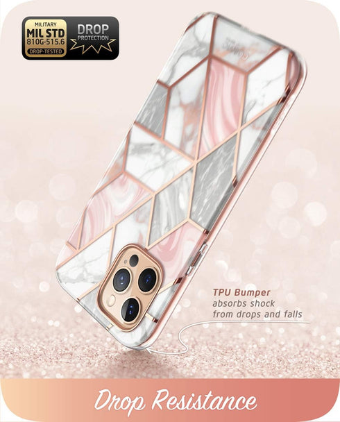 i-Blason Cosmo Series Case for iPhone 12 Pro Max 6.7 inch (2020 Release), Slim Full-Body Stylish Protective Case with Built-in Screen Protector (M...