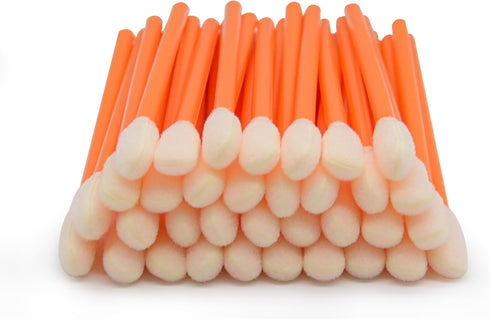 200 Pcs/Orange / 3.66 inch Foam Swab Cleaning Swab Foam Tips Sponge Stick for Inkjet Printer Print Head Camera Optical Lens Optical Equipment...