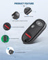ECCPP OUCG8D344HA Key fob Replacement for 3 Buttons Keyless Entry Remote Key Fob 02-10 for H onda Civic CR-V Element OUCG8D-344H-A (Pack of 1)...