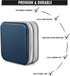 CD Case, DVDs Wallet Holder, CD/DVD Case Wallet 40 Discs Heavy Duty Bag Binder Storage Booklet Album (Dark Blue)...