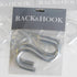 WALLNITURE Premium Quality Heavy-Duty Small S Shaped Utility Hooks Chrome Finish 3.5 Inches Pack of 2...