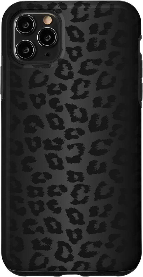 iPhone 11 Pro Max Black Leopard Case...