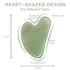 Gua Sha Facial Tools, Natural Jade Guasha Tool for Face,Double Chin & Jawline, Gua Sha Stone Self-Skin Care Face Stone Gua Sha tools for Women Gua...