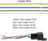 ESUPPORT Car Relay 12V 40A SPST 4Pin Switch Socket Plug Wire Harness Automotive Pack of 5...